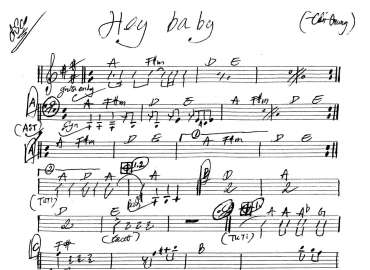 Hey Baby sheet