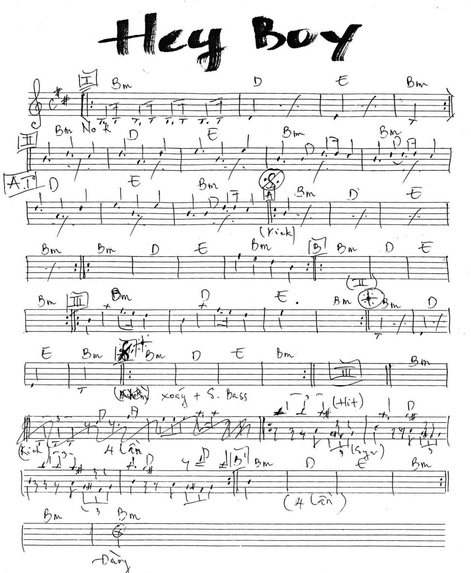 Hey Boy sheet