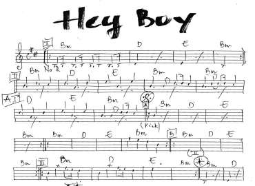 Hey Boy sheet