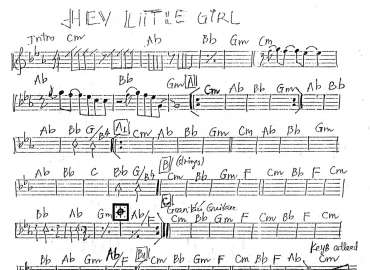 Hey Little Girl sheet