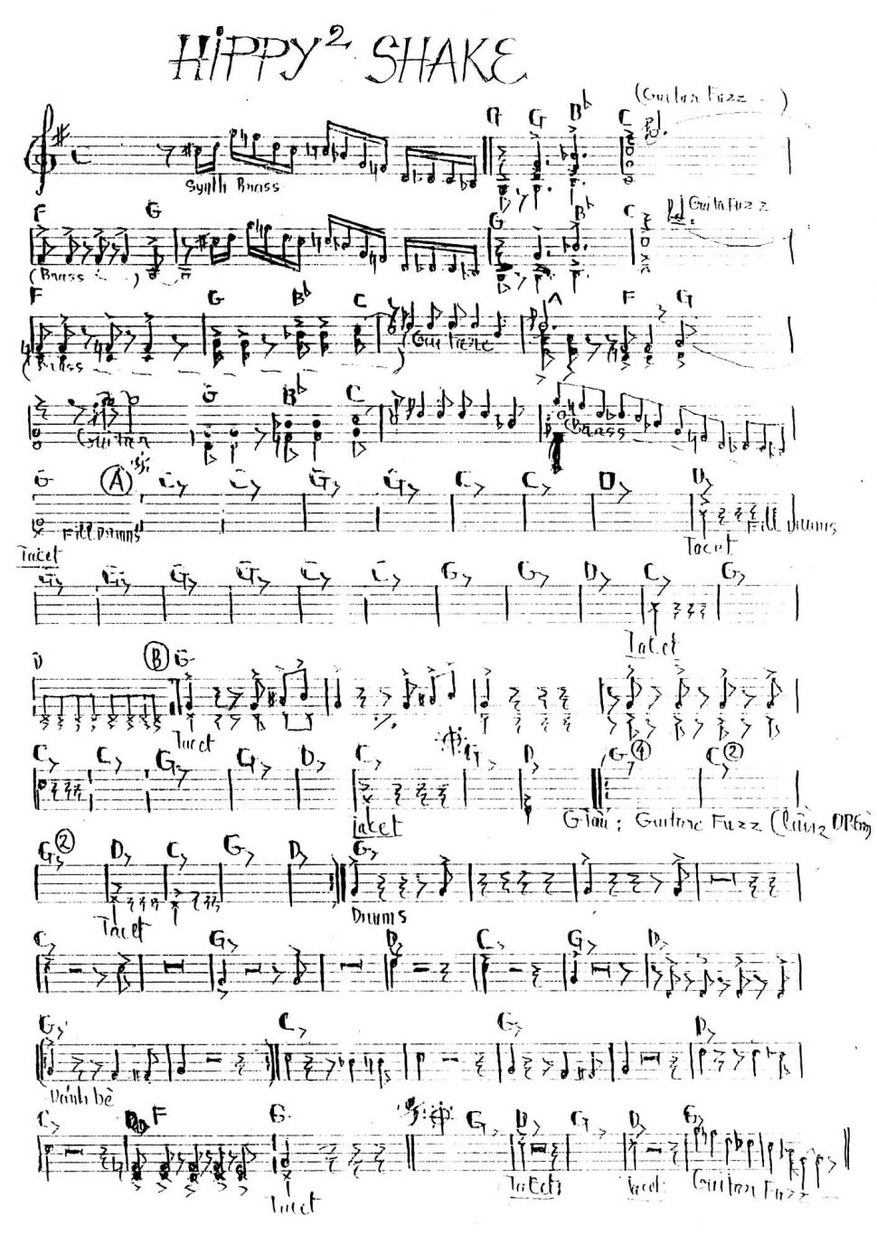 Hippy Hippy Shake sheet 