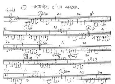 Histoire D'un Amour sheet