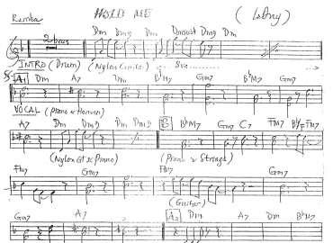 Hold Me sheet