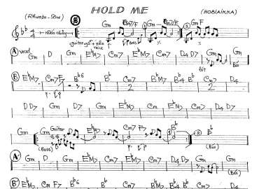 Hold Me sheet