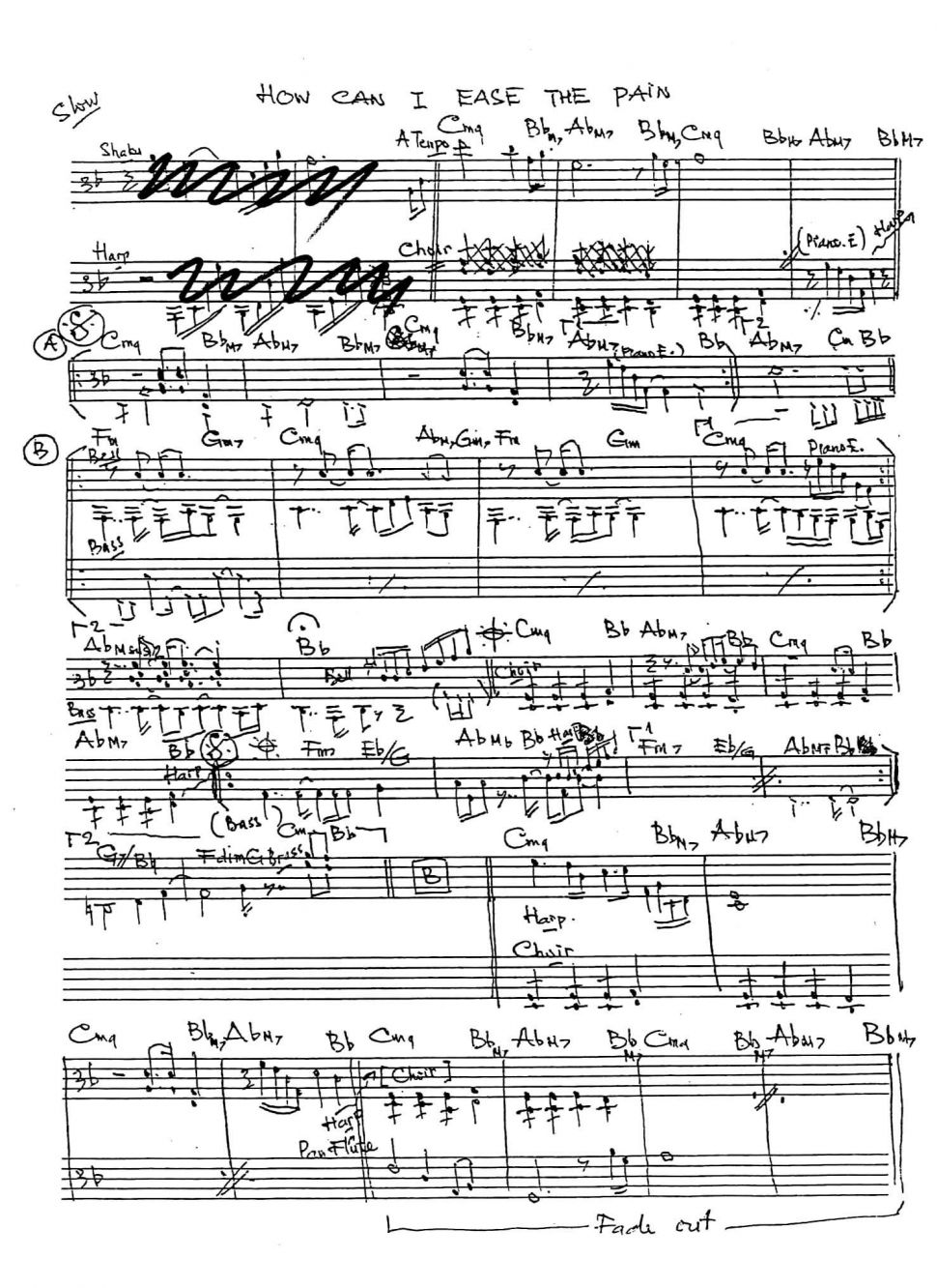 How Can I Ease The Pain sheet