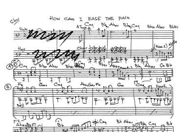 How Can I Ease The Pain sheet