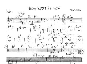 How Soon Is Now sheet