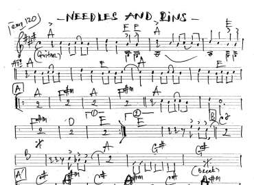 Needles And Pins sheet
