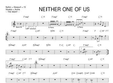 Neither On Of Us sheet