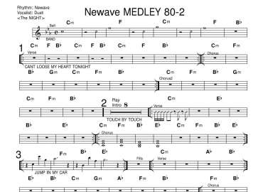 Newave Medley sheet