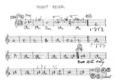 Night Forever sheet