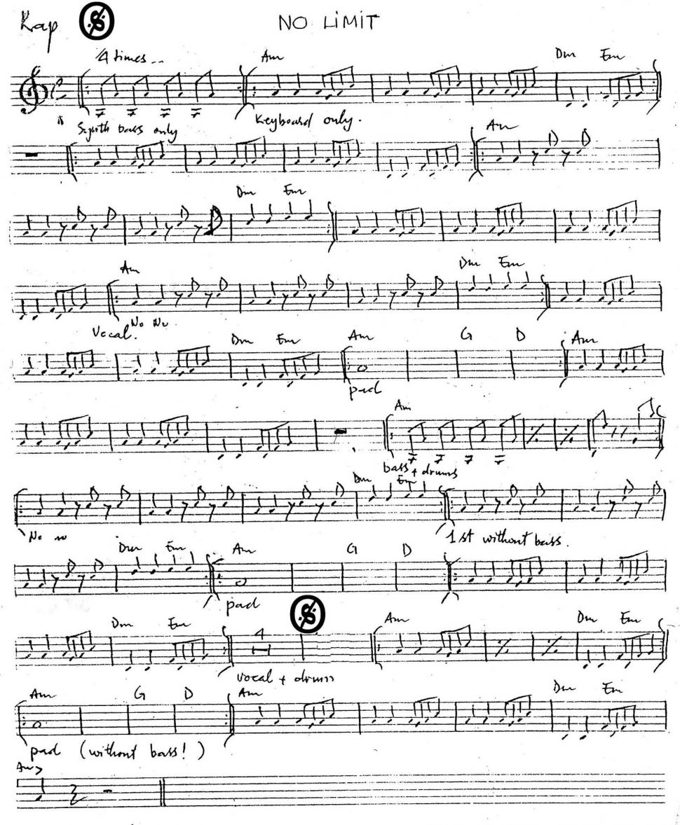No Limit sheet