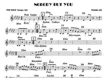 Nobody But You sheet