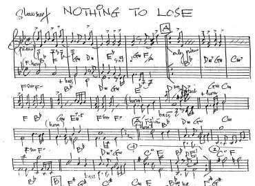 Nothing To Lose sheet