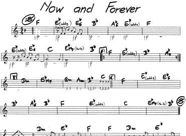 Now And Forever sheet