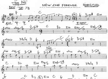 Now And Forever sheet