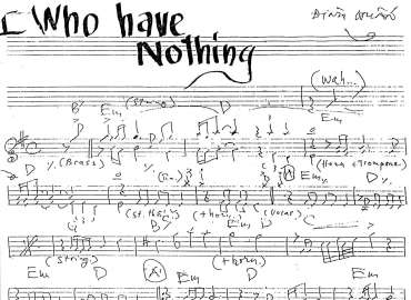I Who Have Nothing sheet