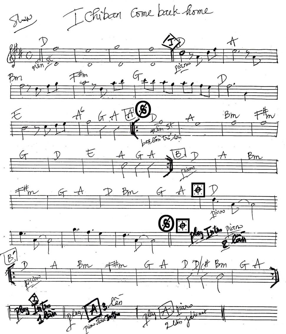 Ichiban Com Back Home sheet