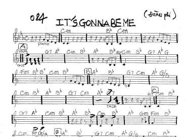 It's Gonna Be Me sheet