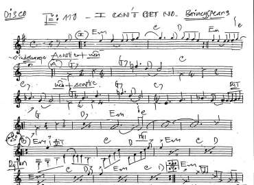 I Can't Get No sheet