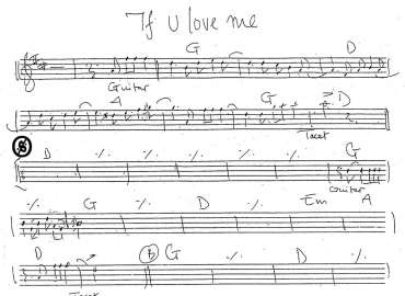 If You Love Me sheet