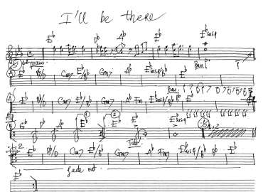I'll Be There sheet