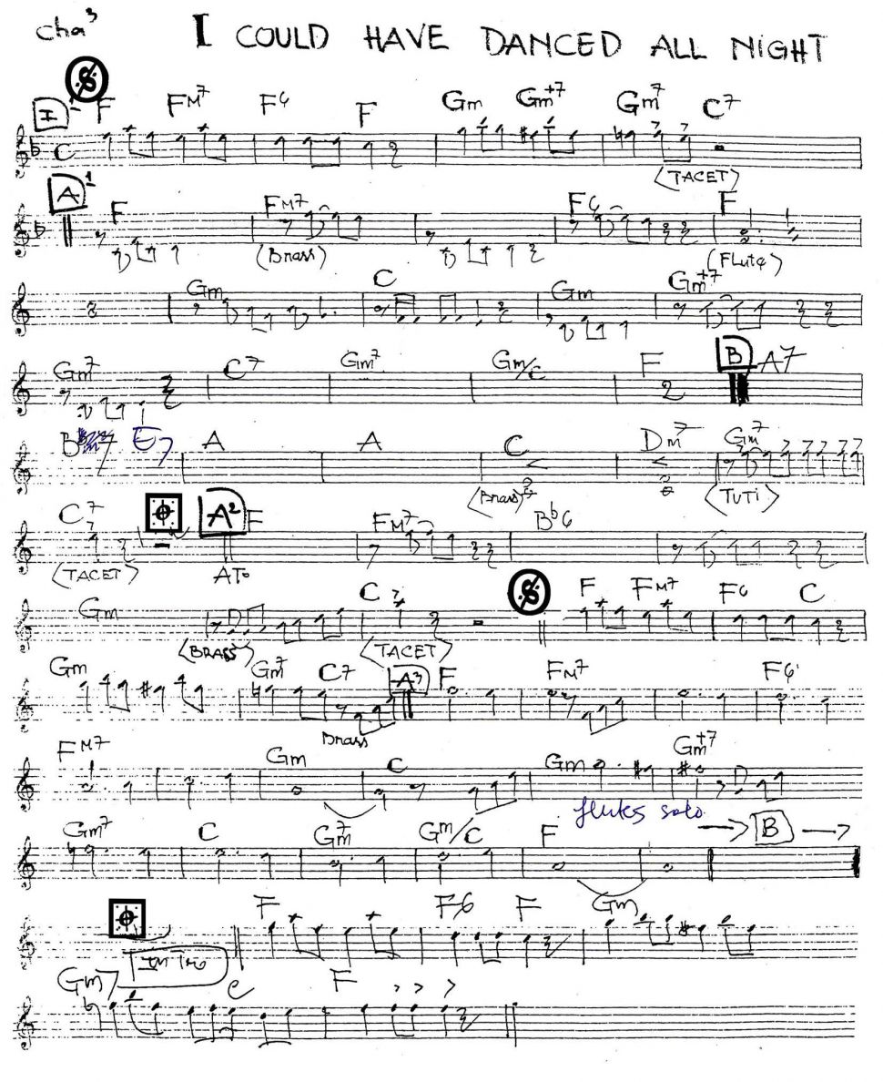 I Could Have Danced All Night sheet