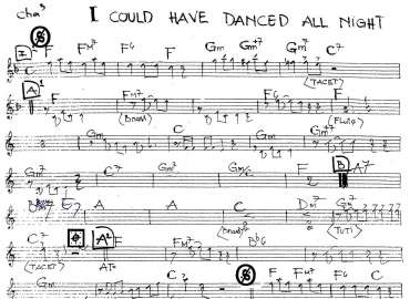 I Could Have Danced All Night sheet