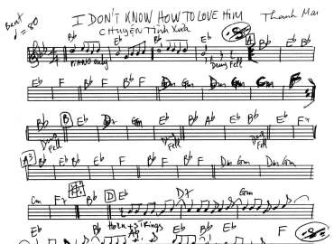 I Don't Know How To Love Him sheet