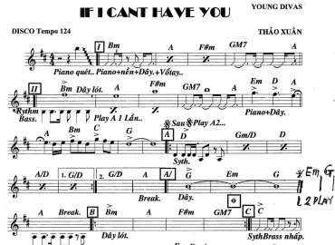 If I Can't Have You sheet