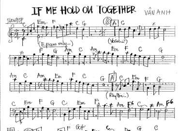 If Me Hold On Together sheet