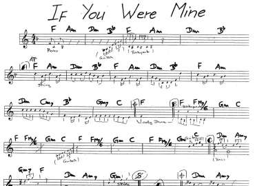 If You Were Mine sheet
