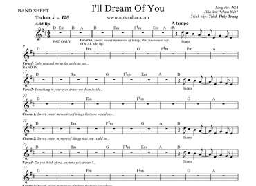 I'll Dream Of You sheet