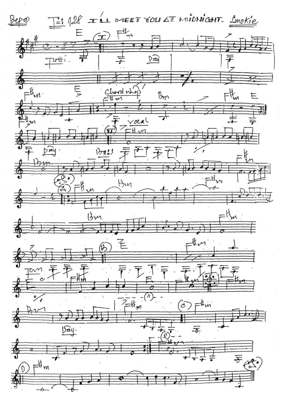 I'll Meet You At Mind Night sheet