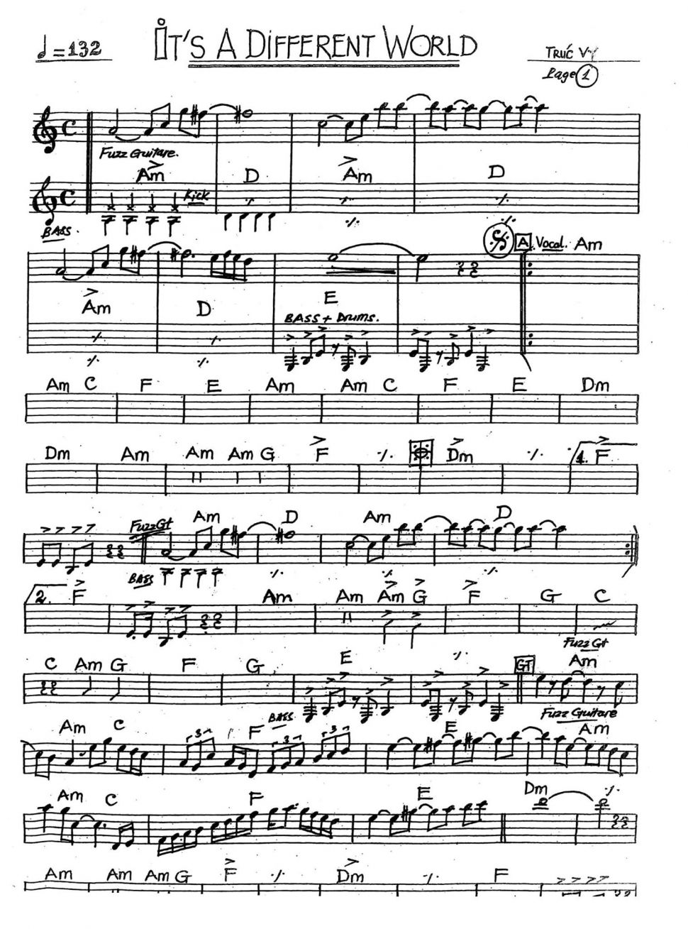 It's A Different World sheet