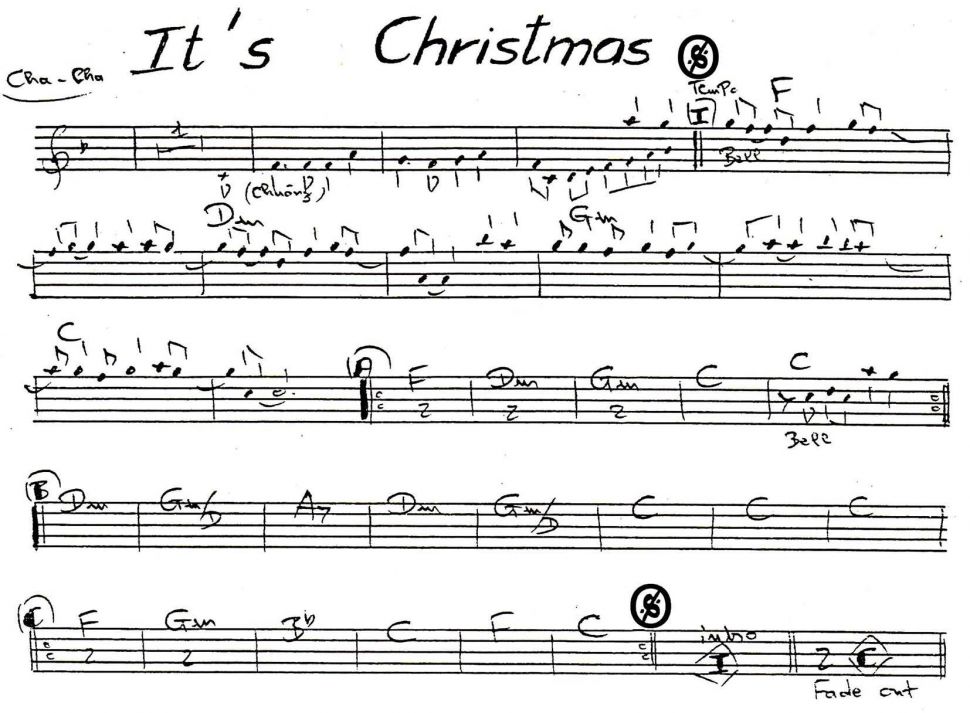 It's Christmas sheet