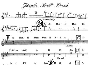 Jingle bell rock sheet