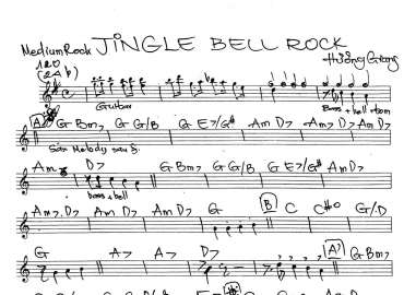 Jingle bell rock sheet