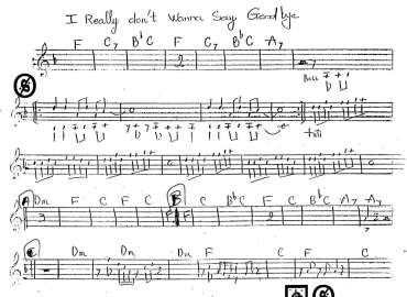 I Really Don't Wanna Say Goodbye sheet