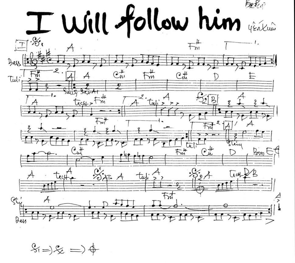 I Will Follow Him sheet