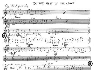 In The Heat Of The Night sheet