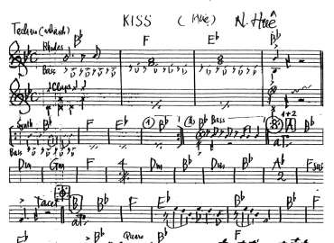 Kiss sheet