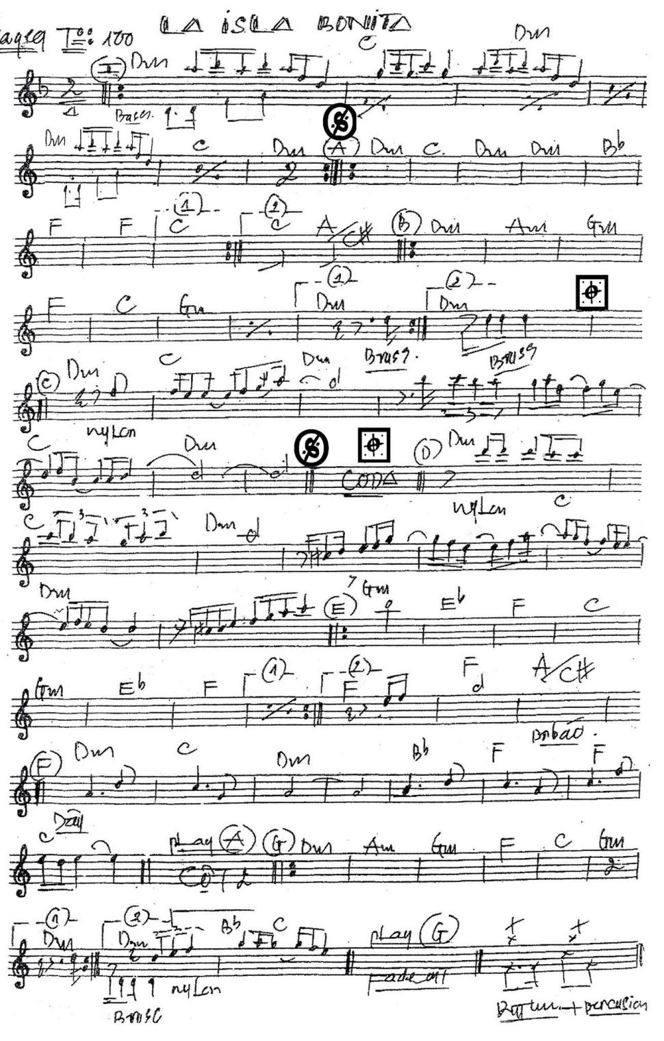 La Is La Bonita sheet