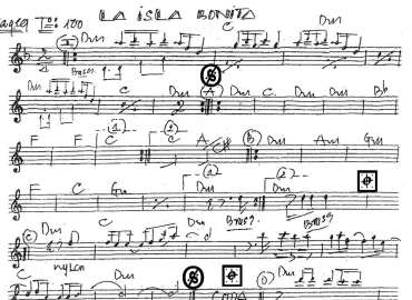 La Is La Bonita sheet