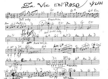 La Vie En Rose sheet
