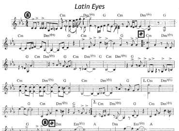 Latin Eyes sheet