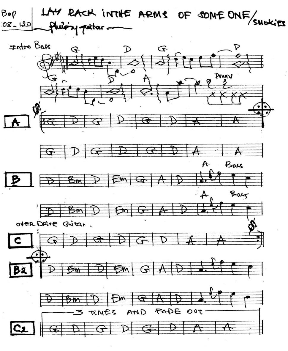 Lay Pack In The Army Of Some One sheet