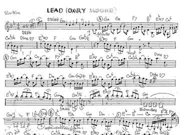 Lead sheet