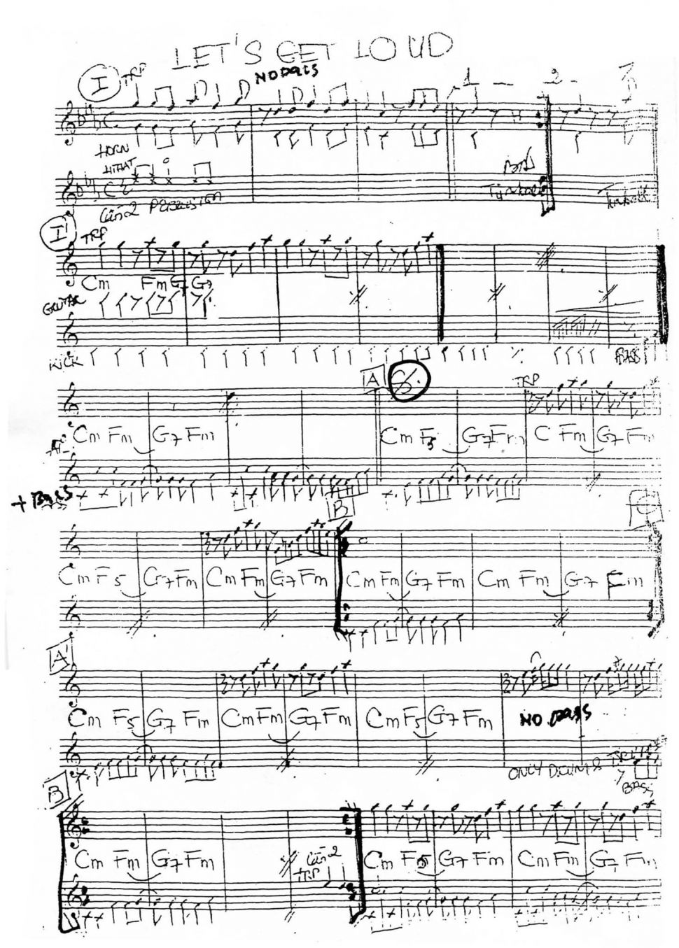 Let's Get Love You sheet