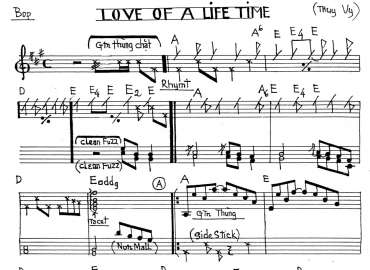 Love Of A Life Time sheet